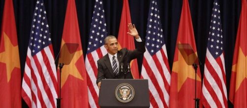 Barack Obama in occasione della sua recente visita in Vietnam