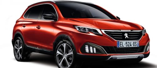 Un'immagine della nuova Peugeot 3008.