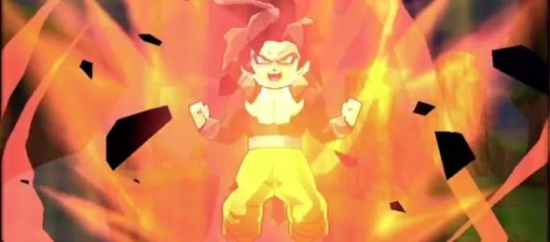 Goku SSJ 4 Utilizando El Kaioken. Goku SSJ 4 Utilizando El Kaioken.