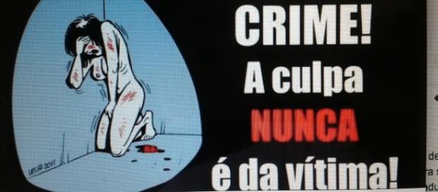 Lo stupro è un crimine e non è colpa della vittima Lo stupro è un crimine e non è colpa della vittima
