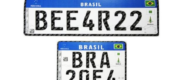 Novas placas para veículos no Brasil, em 2017 Novas placas para veículos no Brasil, em 2017