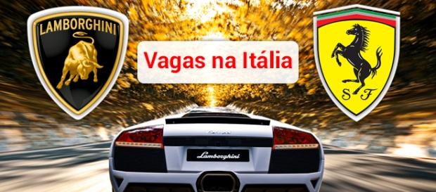 Vagas na Lamborghini e Ferrari. Foto: Reprodução Hdwallpaperbackgrounds. Vagas na Lamborghini e Ferrari. Foto: Reprodução Hdwallpaperbackgrounds.