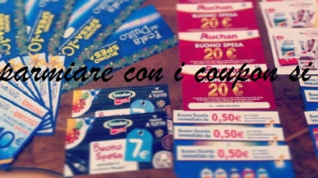 Risparmiare con i coupon si pu&ograve;!!!
