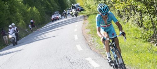 Vincenzo Nibali verso la vittoria a Risoul - Foto Ansa/Di Meo-Peri-Zennaro