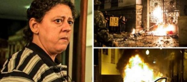 Advogada de menina foi acusada de ser black bloc Advogada de menina foi acusada de ser black bloc