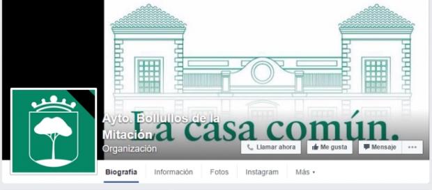 Pefil en Facebook del Ayuntamiento de la localidad luciendo una banda negra en señal de duelo Pefil en Facebook del Ayuntamiento de la localidad luciendo una banda negra en señal de duelo