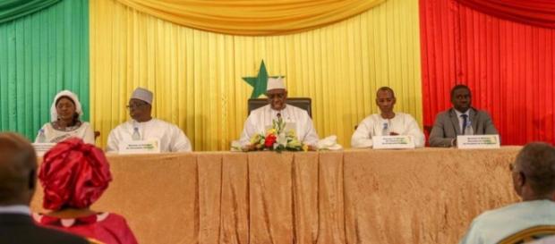 President Macky Sall addressing dialogue delegates / Alhagie Jobe, SMBC NEWS President Macky Sall addressing dialogue delegates / Alhagie Jobe, SMBC NEWS