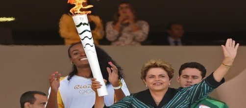La llama olímpica llegó a Brasil