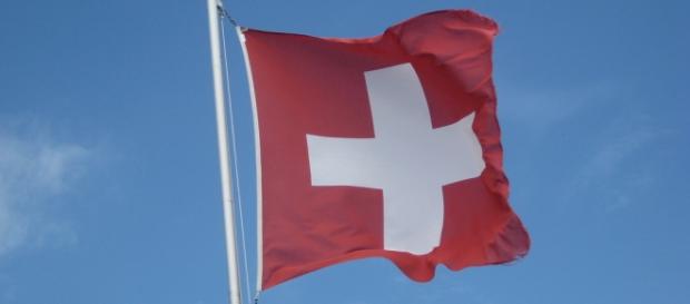 A photograph of the Swiss flag (Flickr / kmaschke) A photograph of the Swiss flag (Flickr / kmaschke)