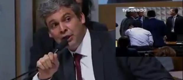 Sessão é interrompida no Senado Sessão é interrompida no Senado