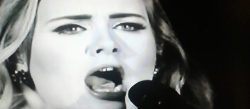 La cantante Adele al concerto di Verona