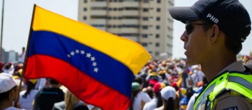 Una manifestazione contro il governo a Caracas