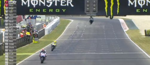 Jorge Lorenzo vince su Valentino Rossi nel 2015