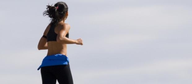 A woman jogging courtesy of Wikipedia A woman jogging courtesy of Wikipedia