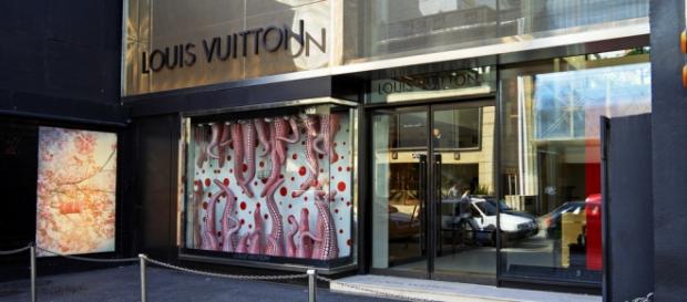 Fachada da loja da Louis Vuitton que foi assaltada no Rio de Janeiro Fachada da loja da Louis Vuitton que foi assaltada no Rio de Janeiro