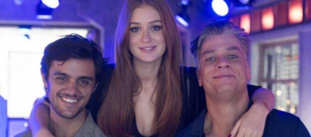 Marina, Felipe e Fábio Assunção - Foto/Divulgação Marina, Felipe e Fábio Assunção - Foto/Divulgação