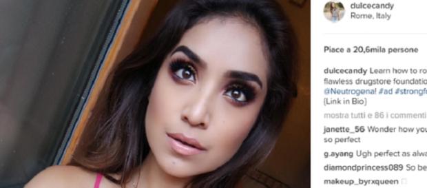 Una foto del perfil Instagram de Dulce Candy Una foto del perfil Instagram de Dulce Candy