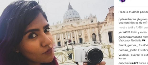 Una foto del perfil Instagram de Karen Polinesio Una foto del perfil Instagram de Karen Polinesio