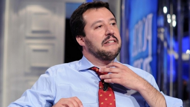 Il segretario nazionale della Lega Nord, Matteo Salvini