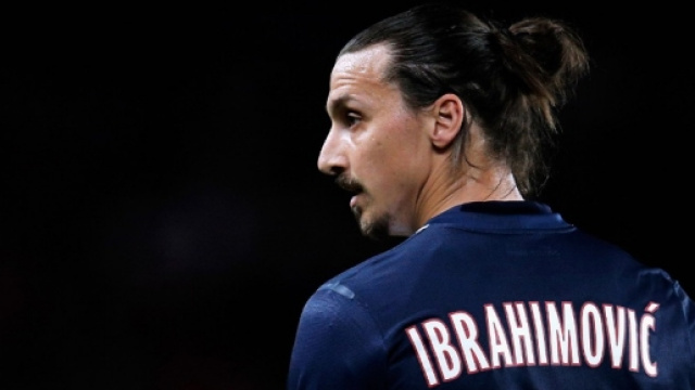 Zlatan Ibrahimovic con la maglia del Psg