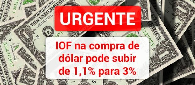 Governo brasileiro quer que IOF chegue a 3% na compra de moedas estrangeiras Governo brasileiro quer que IOF chegue a 3% na compra de moedas estrangeiras