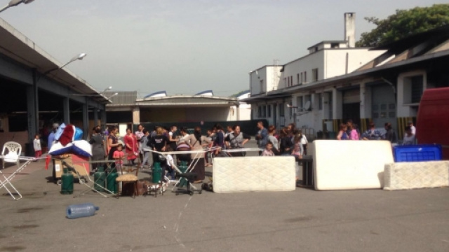 occupazione di via Mirri sgomberata il 10 maggio 2016