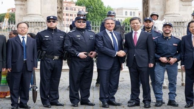 Polizia cinese in Italia per un progetto sperimentale