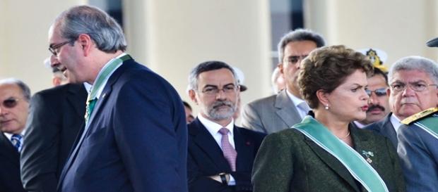 Eduardo Cunha e Dilma Rousseff Eduardo Cunha e Dilma Rousseff