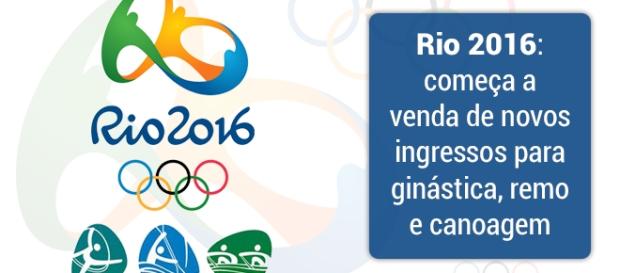 Rio 2016: novo lote de ingressos para ginástica, remo e canoagem. Rio 2016: novo lote de ingressos para ginástica, remo e canoagem.