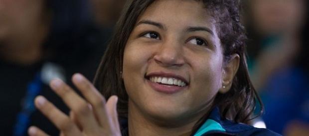 Sarah Menezes é esperança brasileira de medalha. Foto: Wikipedia Sarah Menezes é esperança brasileira de medalha. Foto: Wikipedia