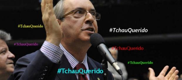 #TchauQuerido mostra a satisfação do brasileiro com o afastamento de Cunha #TchauQuerido mostra a satisfação do brasileiro com o afastamento de Cunha