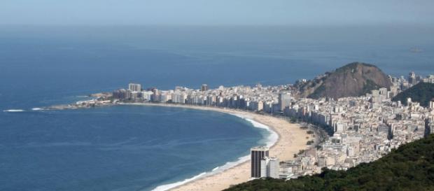 Vista para praia de Copacabana Vista para praia de Copacabana