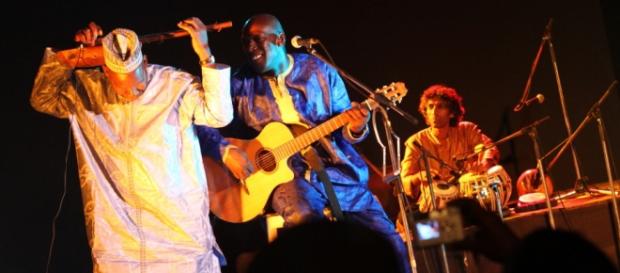 Local African musicians play at the St Louis Jazz Festival in Senegal / Photo via VOA, St Lous Jazz Fest Local African musicians play at the St Louis Jazz Festival in Senegal / Photo via VOA, St Lous Jazz Fest