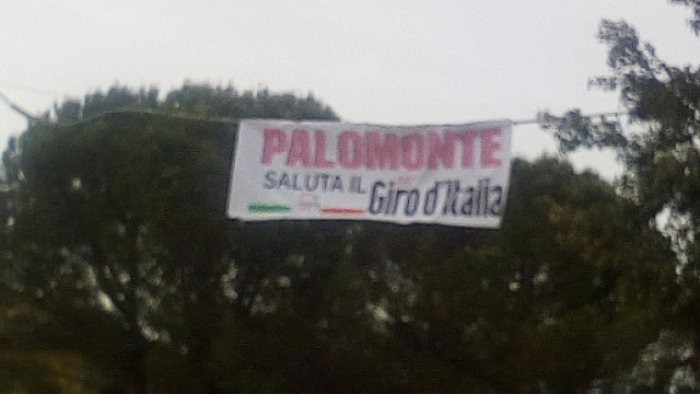 Palomonte saluta il Giro d'Italia