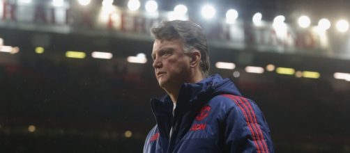 Louis Van Gaal Looks like a Man Under Pressure at Old Trafford (picture by Leigh Fodright)