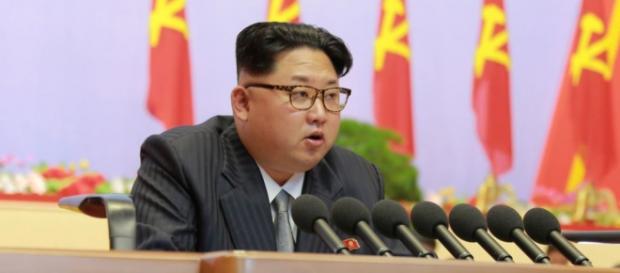 Kim Jong-un en su discurso sobre las armas nucleares Kim Jong-un en su discurso sobre las armas nucleares