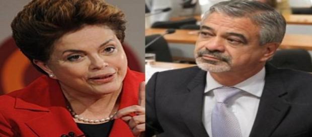 Dilma Rousseff e Humberto Costa - Foto/Montagem Dilma Rousseff e Humberto Costa - Foto/Montagem