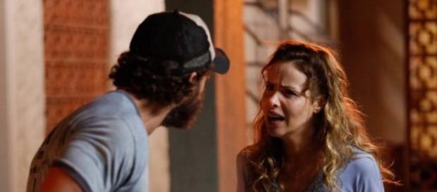 Dino voltará a atormentar Eliza e Gilda nos próximos capítulos Dino voltará a atormentar Eliza e Gilda nos próximos capítulos