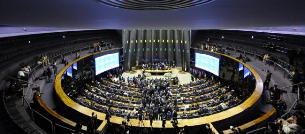 Plenário do Senado Federal, onde tramita o processo do impeachment Plenário do Senado Federal, onde tramita o processo do impeachment