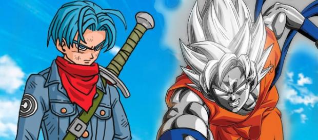 Trunsk del Futuro y el nuevo personaje de Akira Toriyama Goku black para Dragon Ball Super. Trunsk del Futuro y el nuevo personaje de Akira Toriyama Goku black para Dragon Ball Super.