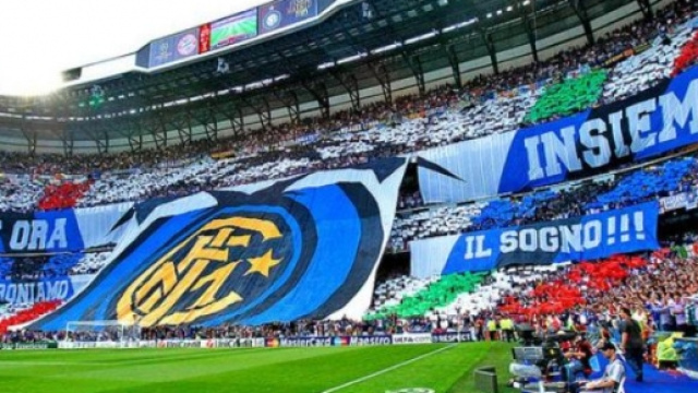 I tifosi dell'Inter, club calcistico di Milano.