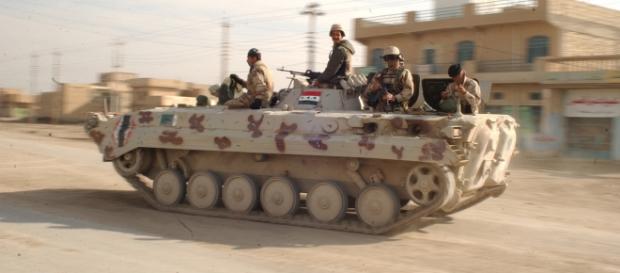 l'esercito iracheno entra a Fallujah l'esercito iracheno entra a Fallujah