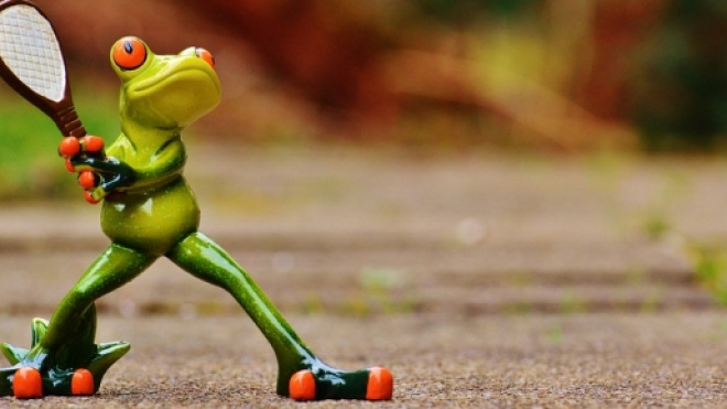 Il faut être une grenouille pour jouer à Roland Garros !