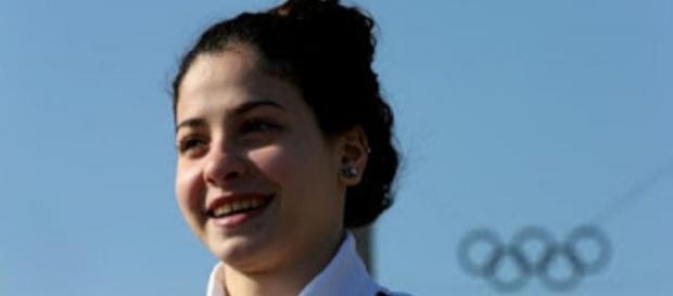 Yusra Mardini, nadadora síria refugiada Yusra Mardini, nadadora síria refugiada
