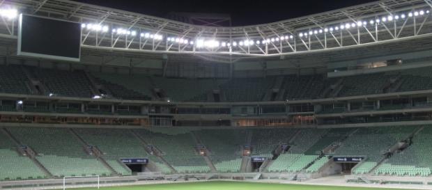 Allianz Parque, estádio do Palmeiras, vai sediar Palmeiras e Corinthians neste domingo Allianz Parque, estádio do Palmeiras, vai sediar Palmeiras e Corinthians neste domingo
