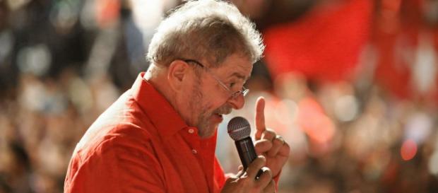 Ex-presidente Luiz Inácio Lula da Silva, em discurso Ex-presidente Luiz Inácio Lula da Silva, em discurso