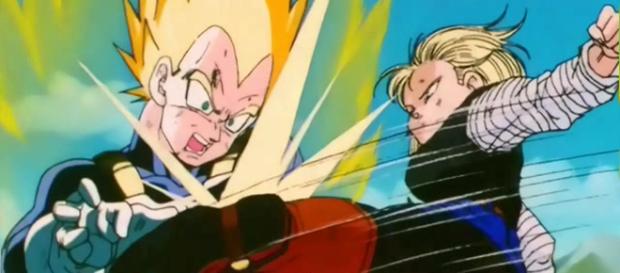 ¡Ja! ¡estas chatarras no son un desafío para el principe de los Saiyajins! ¡Ja! ¡estas chatarras no son un desafío para el principe de los Saiyajins!