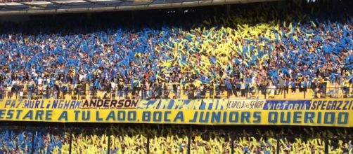 Gli Ultras del Boca Juniors alla 'Bombonera'