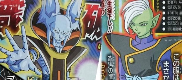 "Beerusuisu" La fusion de Bills y Wiss en la izquierda y Zamasu a la derecha un "Rey Dios". "Beerusuisu" La fusion de Bills y Wiss en la izquierda y Zamasu a la derecha un "Rey Dios".