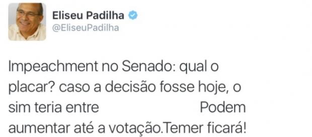 Ministro comemora votação contra Dilma Ministro comemora votação contra Dilma